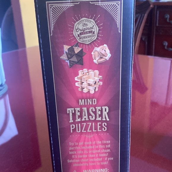 NWT Teaser Puzzles. Try to get each puzzle back to original shape - Picture 2 of 6